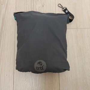 Trtl Unisex Travel Pillow With Case Gray Fleece Neck Support Portable Travel